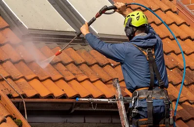 Démoussage et hydrofuge de toiture à Pomponne